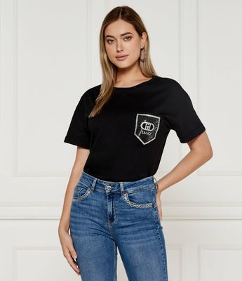 Bluzka damska Liu Jo ze sklepu: Gomez Fashion Store w kategorii: Bluzki damskie - zdjęcie 874714-BD9-10338_LJ245W000025U49
