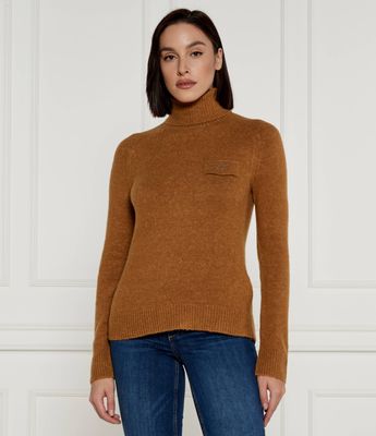 Sweter damski na zimę Liu Jo ze sklepu: Gomez Fashion Store w kategorii: Swetry damskie - zdjęcie 874714-BD9-10338_LJ245W000051D11