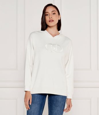 Sweter damski na zimę Liu Jo ze sklepu: Gomez Fashion Store w kategorii: Swetry damskie - zdjęcie 874714-BD9-10338_LJ245W000104001
