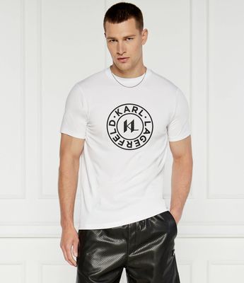 T-shirt męski na lato Karl Lagerfeld ze sklepu: Gomez Fashion Store w kategorii: T-shirty męskie - zdjęcie 874714-BD9-10338_KL244M000045007