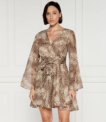 Sukienka casualowa na jesień Guess ze sklepu: Gomez Fashion Store w kategorii: Sukienki - zdjęcie 874714-BD9-10338_GJ244W000003Q09