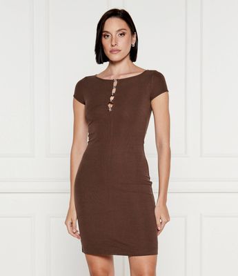 Sukienka na wiosnę Guess ze sklepu: Gomez Fashion Store w kategorii: Sukienki - zdjęcie 874714-BD9-10338_GJ244W000005I17