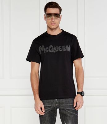 T-shirt męski letni Alexander McQueen ze sklepu: Gomez Fashion Store w kategorii: T-shirty męskie - zdjęcie 874714-BD9-10338_AQ244M000011142