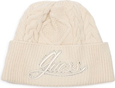 Czapka zimowa damska jesienny Guess ze sklepu: Gomez Fashion Store w kategorii: Czapki zimowe damskie - zdjęcie 874714-BD9-10338_GJ245W000025I38