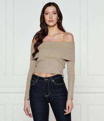 Sweter damski zimowy Guess ze sklepu: Gomez Fashion Store w kategorii: Swetry damskie - zdjęcie 874714-BD9-10338_GJ245W000081Q51