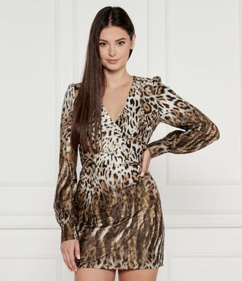 Sukienka Guess ze sklepu: Gomez Fashion Store w kategorii: Sukienki - zdjęcie 874714-BD9-10338_GJ245W000087Q54