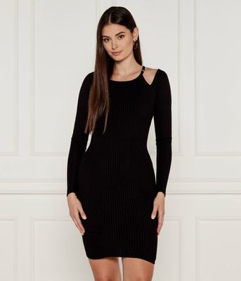 Sukienka jesienna Guess ze sklepu: Gomez Fashion Store w kategorii: Sukienki - zdjęcie 874714-BD9-10338_GJ245W000107058
