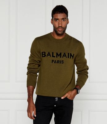 BALMAIN - Sweter męski jesienny ze sklepu: Gomez Fashion Store w kategorii: Swetry męskie - zdjęcie 874714-BD9-10338_BA244M000012078