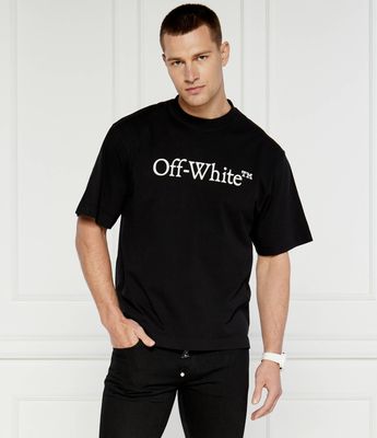 T-shirt męski na wiosnę Off-White ze sklepu: Gomez Fashion Store w kategorii: T-shirty męskie - zdjęcie 874714-BD9-10338_OF244M000002006