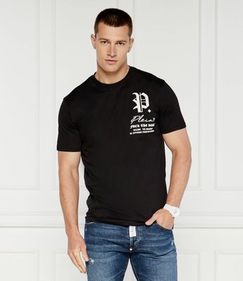 Philipp Plein - T-shirt męski ze sklepu: Gomez Fashion Store w kategorii: T-shirty męskie - zdjęcie 874714-BD9-10338_PN244M000026002