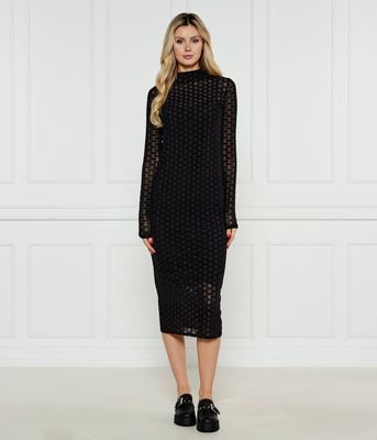 Hugo Blue - Sukienka jesienna ze sklepu: Gomez Fashion Store w kategorii: Sukienki - zdjęcie 874714-BD9-10338_BJ245W000018967