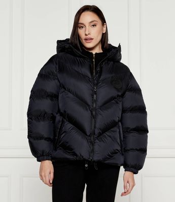 Kurtka damska jesienna Elisabetta Franchi ze sklepu: Gomez Fashion Store w kategorii: Kurtki damskie - zdjęcie 874714-BD9-10338_EF244W000058110