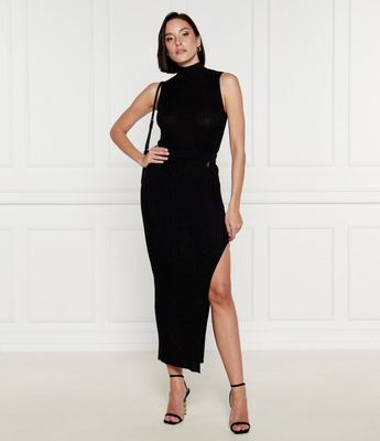 Sukienka elegancka Elisabetta Franchi ze sklepu: Gomez Fashion Store w kategorii: Sukienki - zdjęcie 874714-BD9-10338_EF244W000083110