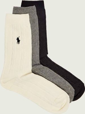 Skarpetki damskie na wiosnę na lato Polo Ralph Lauren ze sklepu: Gomez Fashion Store w kategorii: Skarpetki damskie - zdjęcie 874714-BD9-10338_PR244W000017E58