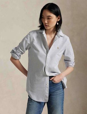 Koszula damska na lato Polo Ralph Lauren ze sklepu: Gomez Fashion Store w kategorii: Koszule damskie - zdjęcie 874714-BD9-10338_PR244W000077YI1