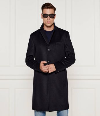 Płaszcz męski klasyczny BOSS BLACK ze sklepu: Gomez Fashion Store w kategorii: Płaszcze męskie - zdjęcie 874714-BD9-10338_BB245M000097404