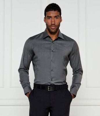 BOSS BLACK - Koszula męska jesienna elegancka ze sklepu: Gomez Fashion Store w kategorii: Koszule męskie - zdjęcie 874714-BD9-10338_BB245M000112030