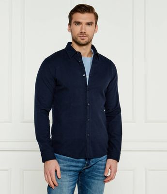 Koszula męska na wiosnę BOSS BLACK ze sklepu: Gomez Fashion Store w kategorii: Koszule męskie - zdjęcie 874714-BD9-10338_BB245M000153404