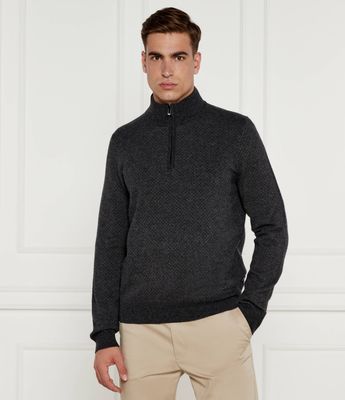 BOSS BLACK - Sweter męski ze sklepu: Gomez Fashion Store w kategorii: Swetry męskie - zdjęcie 874714-BD9-10338_BB245M000220001