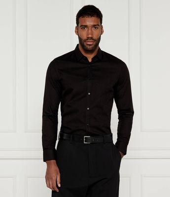 HUGO - Koszula męska z klasycznym kołnierzykiem jesienna ze sklepu: Gomez Fashion Store w kategorii: Koszule męskie - zdjęcie 874714-BD9-10338_BU245M000035001