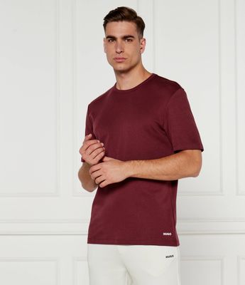 T-shirt męski casual HUGO ze sklepu: Gomez Fashion Store w kategorii: T-shirty męskie - zdjęcie 874714-BD9-10338_BU245M000126654