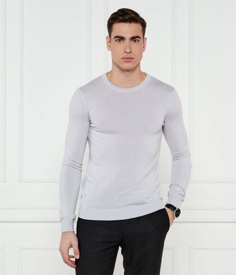 Sweter męski HUGO ze sklepu: Gomez Fashion Store w kategorii: Swetry męskie - zdjęcie 874714-BD9-10338_BU245M000203537