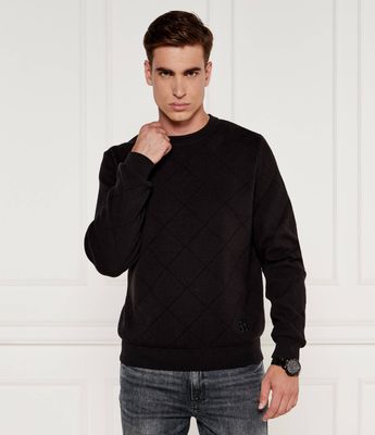 Sweter męski HUGO ze sklepu: Gomez Fashion Store w kategorii: Swetry męskie - zdjęcie 874714-BD9-10338_BU245M000209001