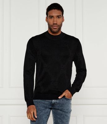 Sweter męski HUGO ze sklepu: Gomez Fashion Store w kategorii: Swetry męskie - zdjęcie 874714-BD9-10338_BU245M000214001