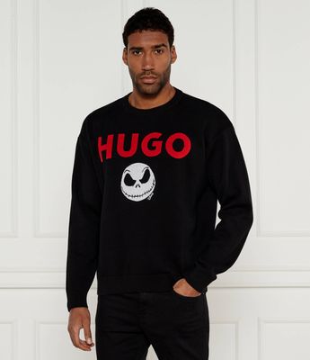 Sweter męski HUGO ze sklepu: Gomez Fashion Store w kategorii: Swetry męskie - zdjęcie 874714-BD9-10338_BU245M000217001