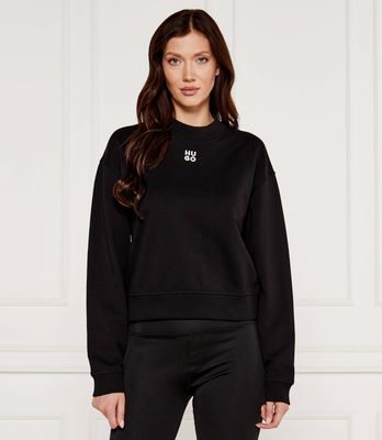 Bluza damska na jesień HUGO ze sklepu: Gomez Fashion Store w kategorii: Bluzy damskie - zdjęcie 874714-BD9-10338_BU245W000111001