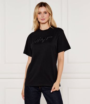 Bluzka damska na zimę HUGO ze sklepu: Gomez Fashion Store w kategorii: Bluzki damskie - zdjęcie 874714-BD9-10338_BU245W000119001