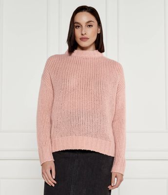 HUGO - Sweter damski ze sklepu: Gomez Fashion Store w kategorii: Swetry damskie - zdjęcie 874714-BD9-10338_BU245W000129683