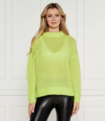 HUGO - Sweter damski ze sklepu: Gomez Fashion Store w kategorii: Swetry damskie - zdjęcie 874714-BD9-10338_BU245W000129734
