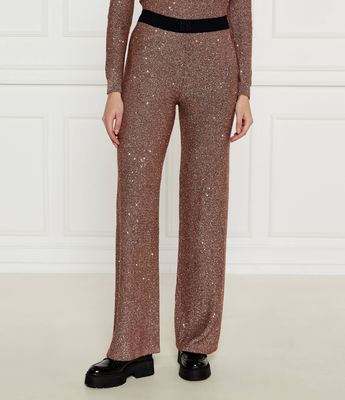 Spodnie damskie letnie HUGO ze sklepu: Gomez Fashion Store w kategorii: Spodnie damskie - zdjęcie 874714-BD9-10338_BU245W000132683