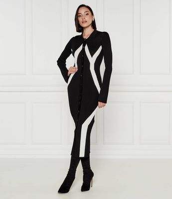 Patrizia Pepe - Sukienka jesienna ze sklepu: Gomez Fashion Store w kategorii: Sukienki - zdjęcie 874714-BD9-10338_PK244W000067454