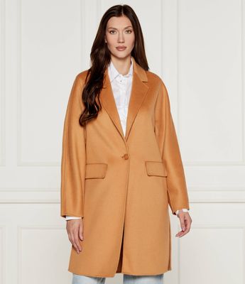 Płaszcz damski jesienny Patrizia Pepe ze sklepu: Gomez Fashion Store w kategorii: Płaszcze damskie - zdjęcie 874714-BD9-10338_PK244W000108486