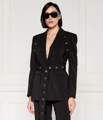 Marynarka na zimę Patrizia Pepe ze sklepu: Gomez Fashion Store w kategorii: Marynarki damskie - zdjęcie 874714-BD9-10338_PK244W000133049