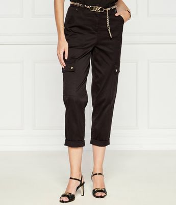 Spodnie damskie na jesień Michael Kors ze sklepu: Gomez Fashion Store w kategorii: Spodnie damskie - zdjęcie 874714-BD9-10338_MK244W000069001