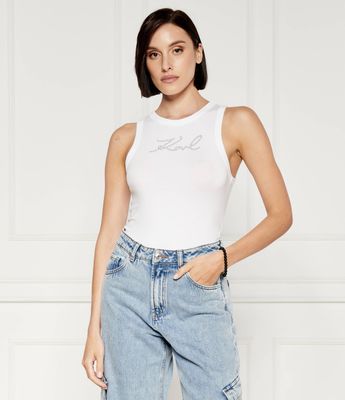 Bluzka damska na zimę Karl Lagerfeld ze sklepu: Gomez Fashion Store w kategorii: Bluzki damskie - zdjęcie 874714-BD9-10338_KL244W000136100