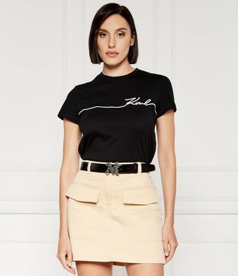 Bluzka damska na wiosnę Karl Lagerfeld ze sklepu: Gomez Fashion Store w kategorii: Bluzki damskie - zdjęcie 874714-BD9-10338_KL244W000138666