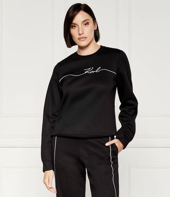 Bluza damska wiosenna Karl Lagerfeld ze sklepu: Gomez Fashion Store w kategorii: Bluzy damskie - zdjęcie 874714-BD9-10338_KL244W000143666