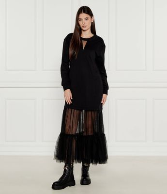 Sukienka casual Twinset U&B ze sklepu: Gomez Fashion Store w kategorii: Sukienki - zdjęcie 874714-BD9-10338_TB244W000005006
