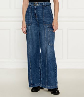 Jeansy damskie casualowe Twinset ze sklepu: Gomez Fashion Store w kategorii: Jeansy damskie - zdjęcie 874714-BD9-10338_TS244W000030532