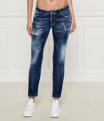 Dsquared2 - Jeansy damskie młodzieżowe ze sklepu: Gomez Fashion Store w kategorii: Jeansy damskie - zdjęcie 874714-BD9-10338_DQ244W000009470