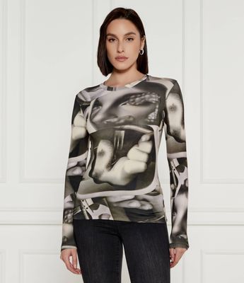 Bluzka damska Desigual ze sklepu: Gomez Fashion Store w kategorii: Bluzki damskie - zdjęcie 874714-BD9-10338_DU245W000012255