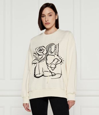 Bluza damska w stylu młodzieżowym Desigual ze sklepu: Gomez Fashion Store w kategorii: Bluzy damskie - zdjęcie 874714-BD9-10338_DU245W000024066