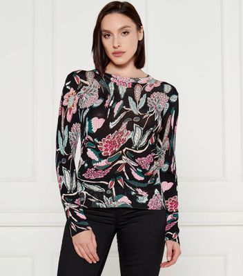 Sweter damski na zimę Desigual ze sklepu: Gomez Fashion Store w kategorii: Swetry damskie - zdjęcie 874714-BD9-10338_DU245W000042002