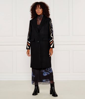 Płaszcz damski casualowy Desigual ze sklepu: Gomez Fashion Store w kategorii: Płaszcze damskie - zdjęcie 874714-BD9-10338_DU245W000078002