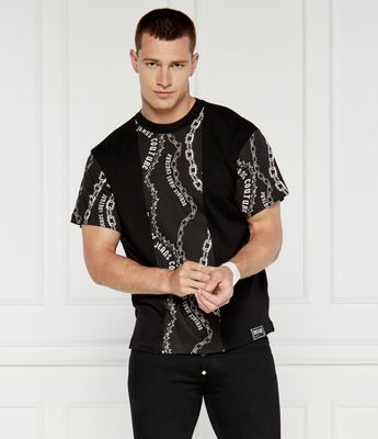 Versace Jeans Couture - T-shirt męski na lato ze sklepu: Gomez Fashion Store w kategorii: T-shirty męskie - zdjęcie 874714-BD9-10338_VR245M000058899