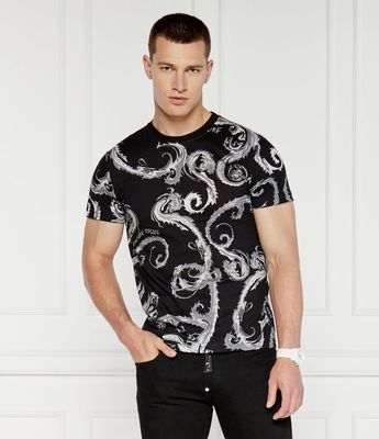 T-shirt męski letni Versace Jeans Couture ze sklepu: Gomez Fashion Store w kategorii: T-shirty męskie - zdjęcie 874714-BD9-10338_VR245M000061130